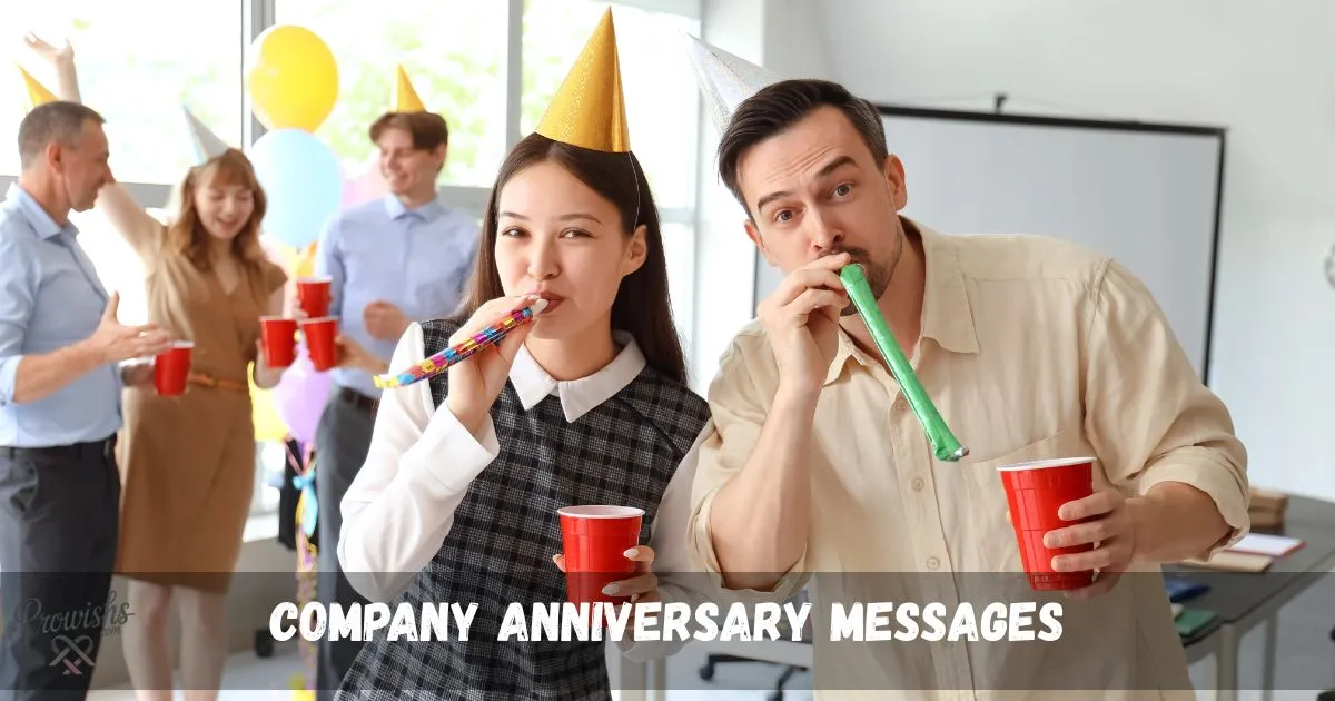 Company Anniversary Message