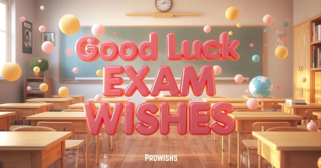 Good Luck Exam Wishes