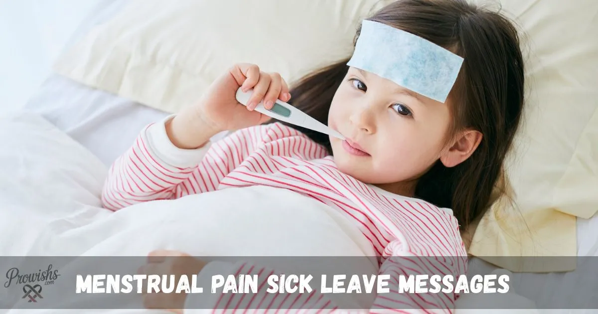 Menstrual Pain Sick