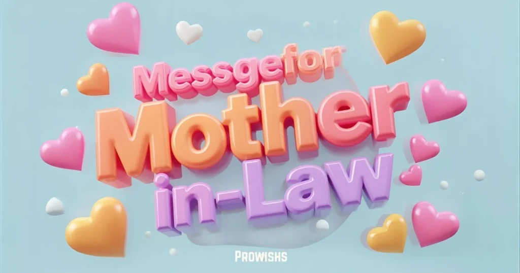 Messages For Mother In Law