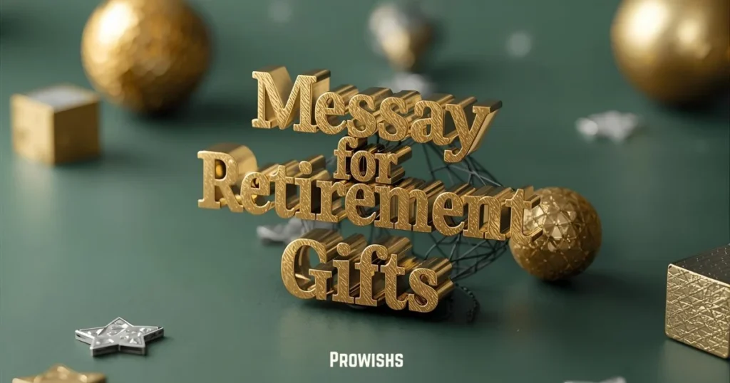 Messages For Retirement Gifts