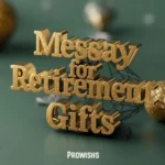 Messages For Retirement Gifts
