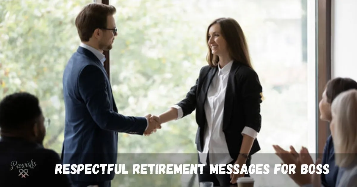 Retirement Messages for Boss