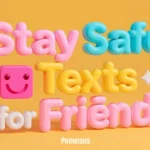 Stay Safe Texts For Friends