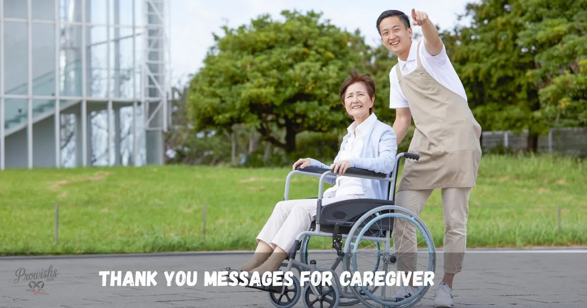 Thank You Messages for Caregiver