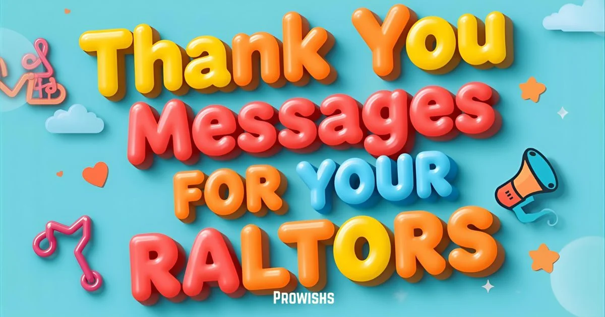 Thank You Messages For Your Realtors