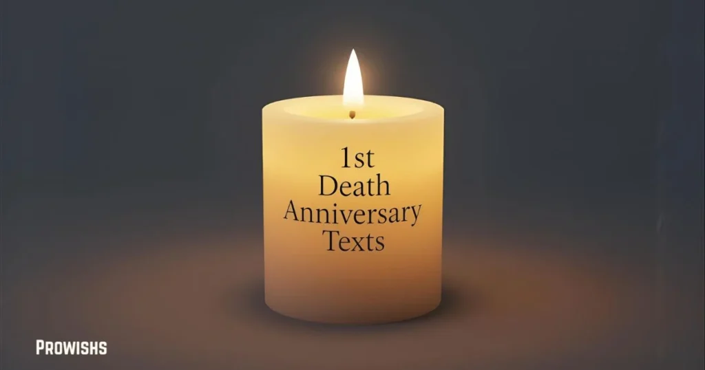 1st Death Anniversary Texts