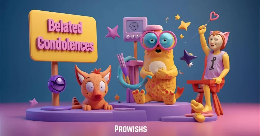 Belated Condolences Messages