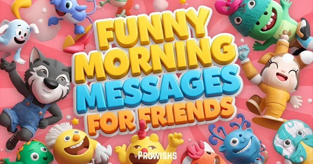 Funny Morning Messages For Friends