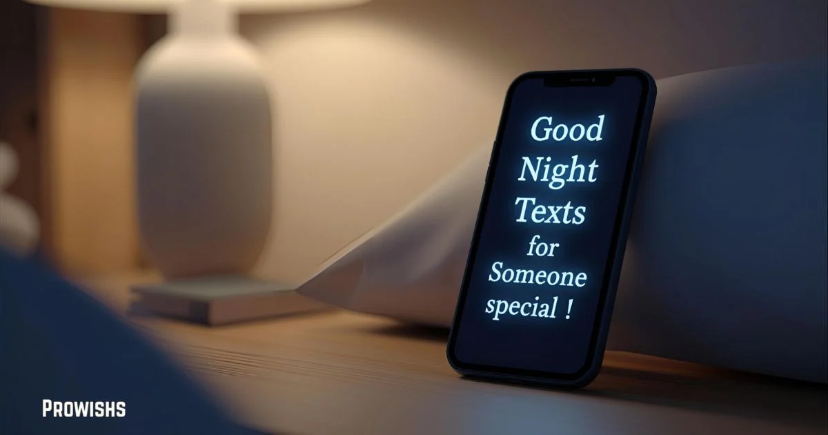 Good Night Texts For Someone Special