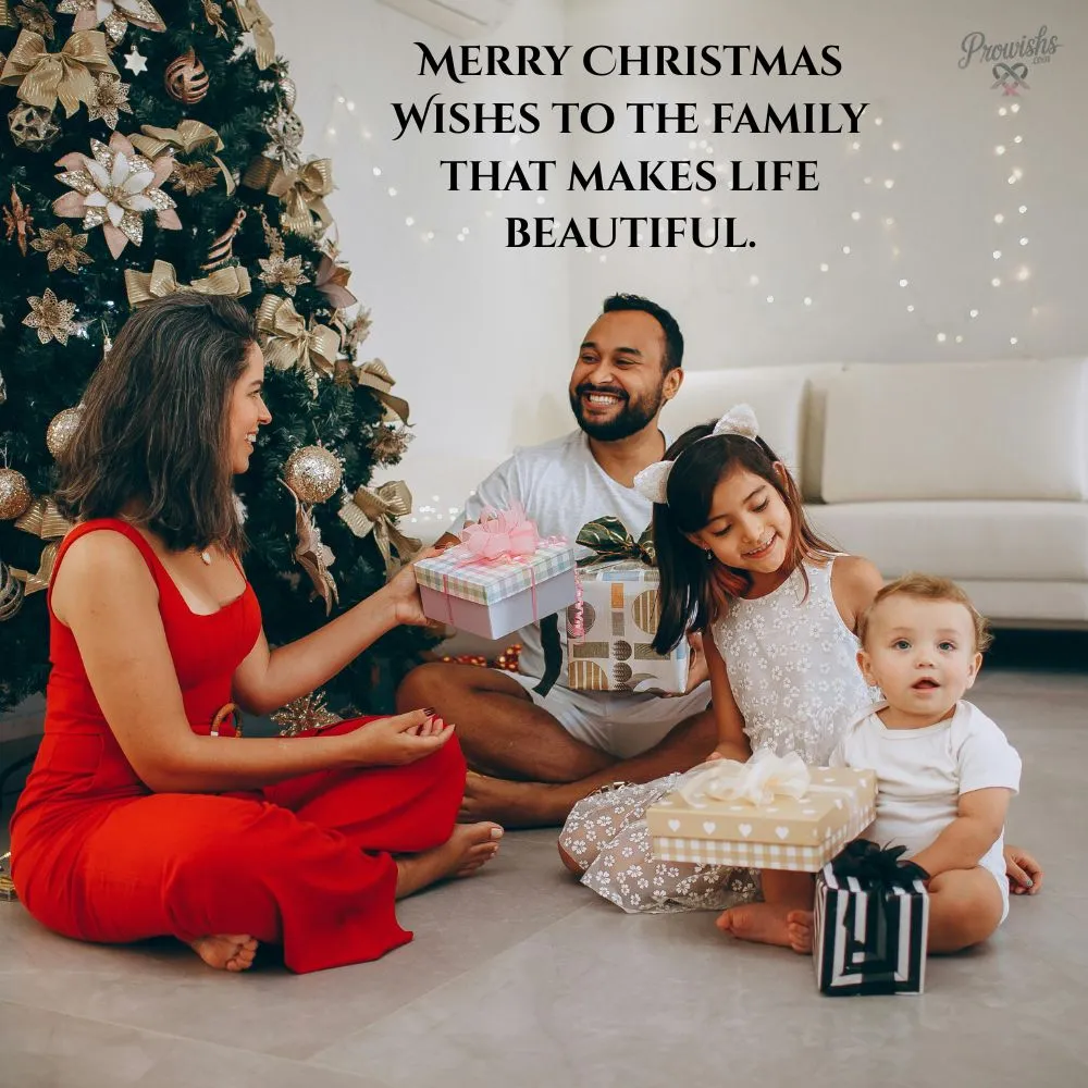 Merry Christmas Wishes for Family