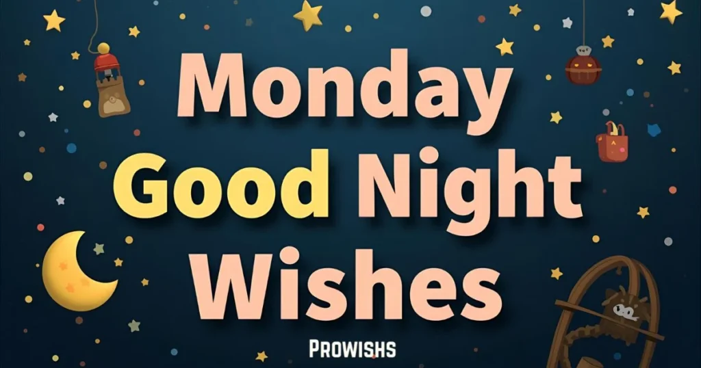 Monday Good Night Wishes