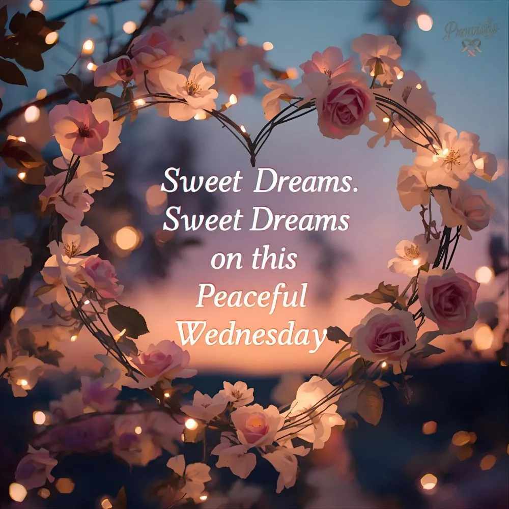 Romantic Wednesday Good Night Wishes