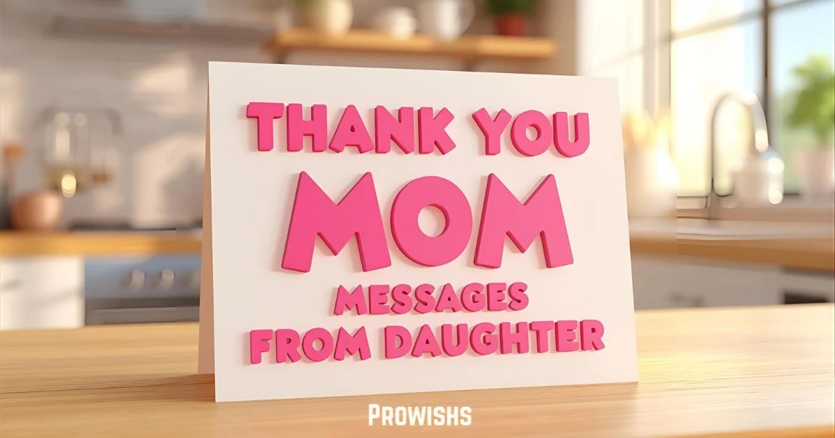 245+ Heartfelt Thank You Mom Messages From Daughter (2026)