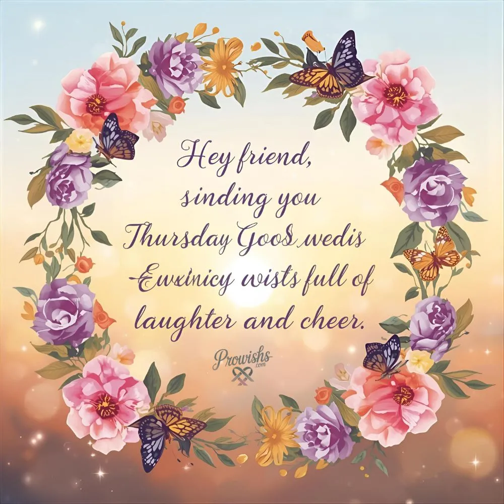 Thursday Good Evening Wishes for Friends