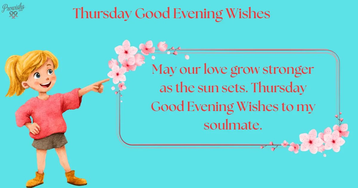 Thursday Good Evening Wishes