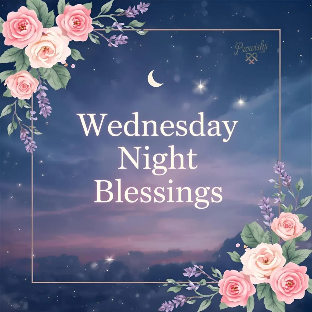 Wednesday Good Night Wishes and Prayers