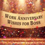 Work Anniversary Wishes For Boss