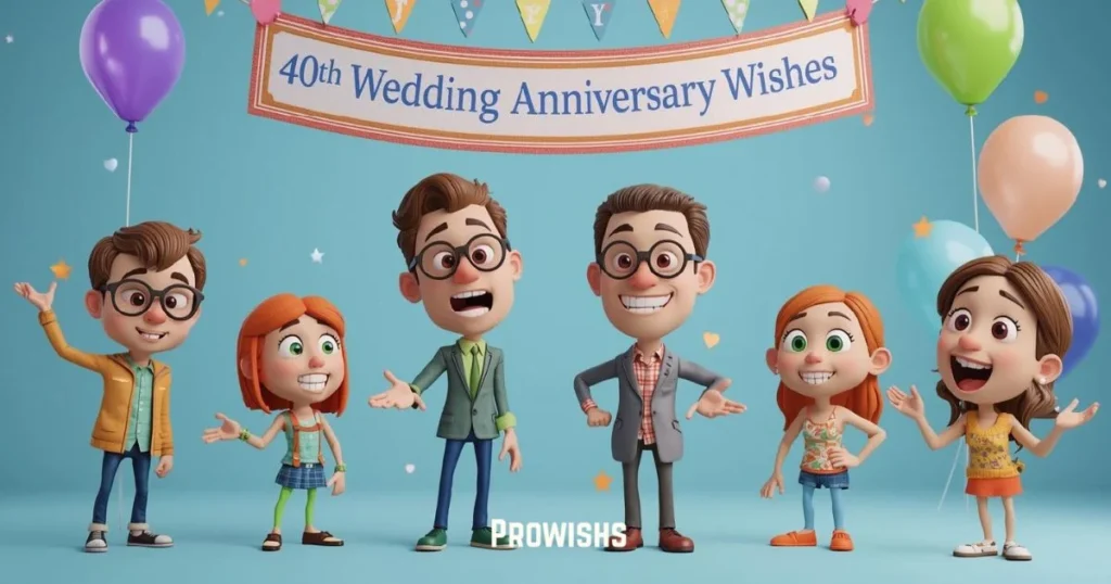 40th Wedding Anniversary Wishes