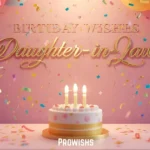 Birthday Wishes For Daughter In Law
