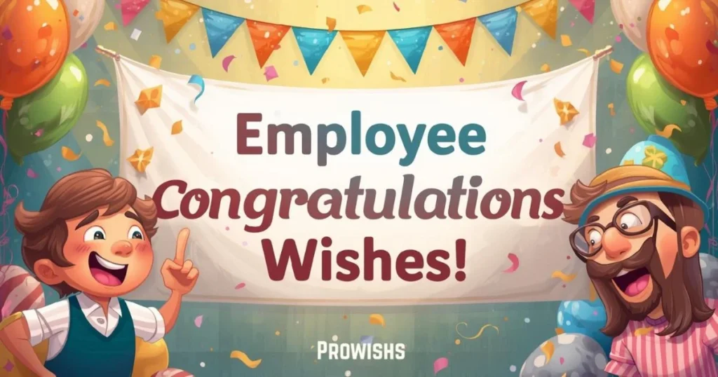 Employee Congratulations Wishes