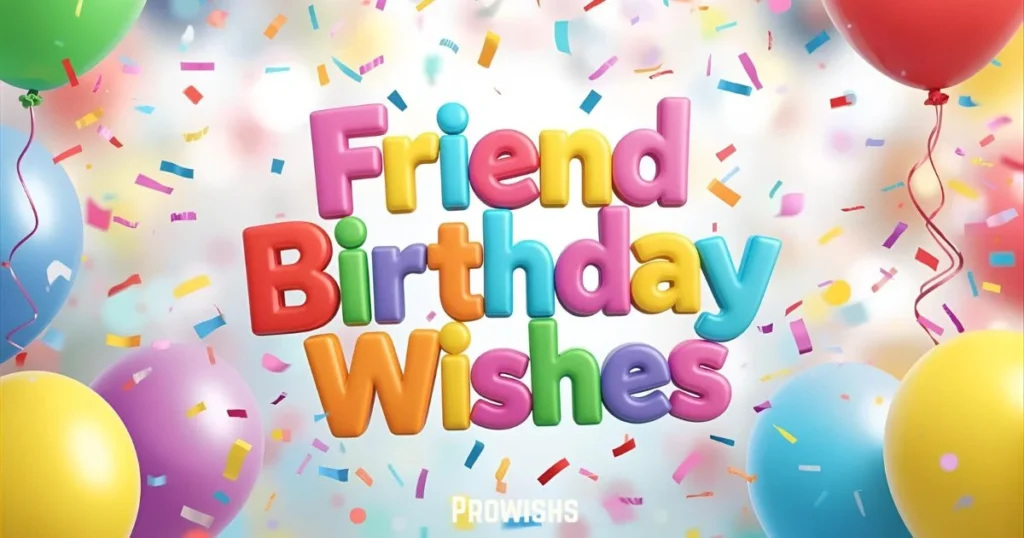 Friend Birthday Wishes