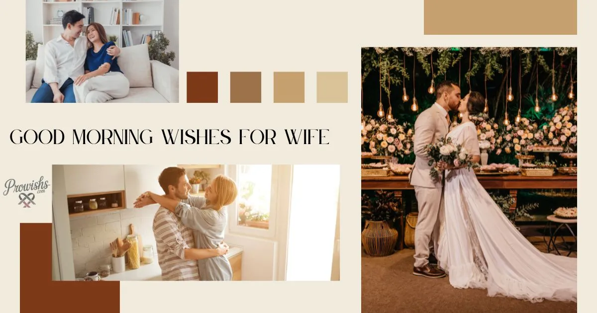 Good Morning Wishes for Wife