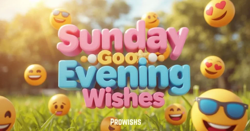 Sunday Good Evening Wishes